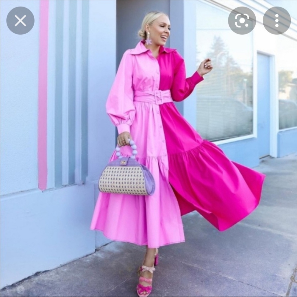 Christopher John Rogers Two Toned dress